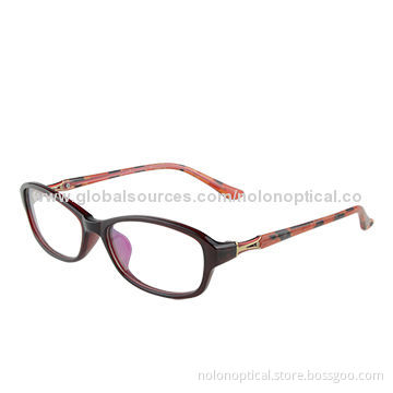 Merchandising Glasses with Semi-translucent Acetate Material